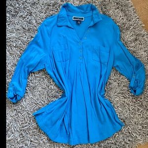 Karen Scott 3/4 Sleeve Polo Top